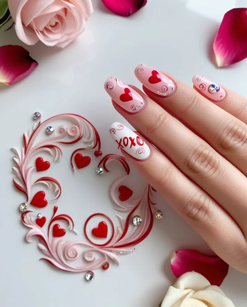 12 Valentine’s Day Cute February Nail Ideas